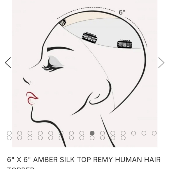 Uniwigs Amber Silk Top Topper - Picture 3 of 4